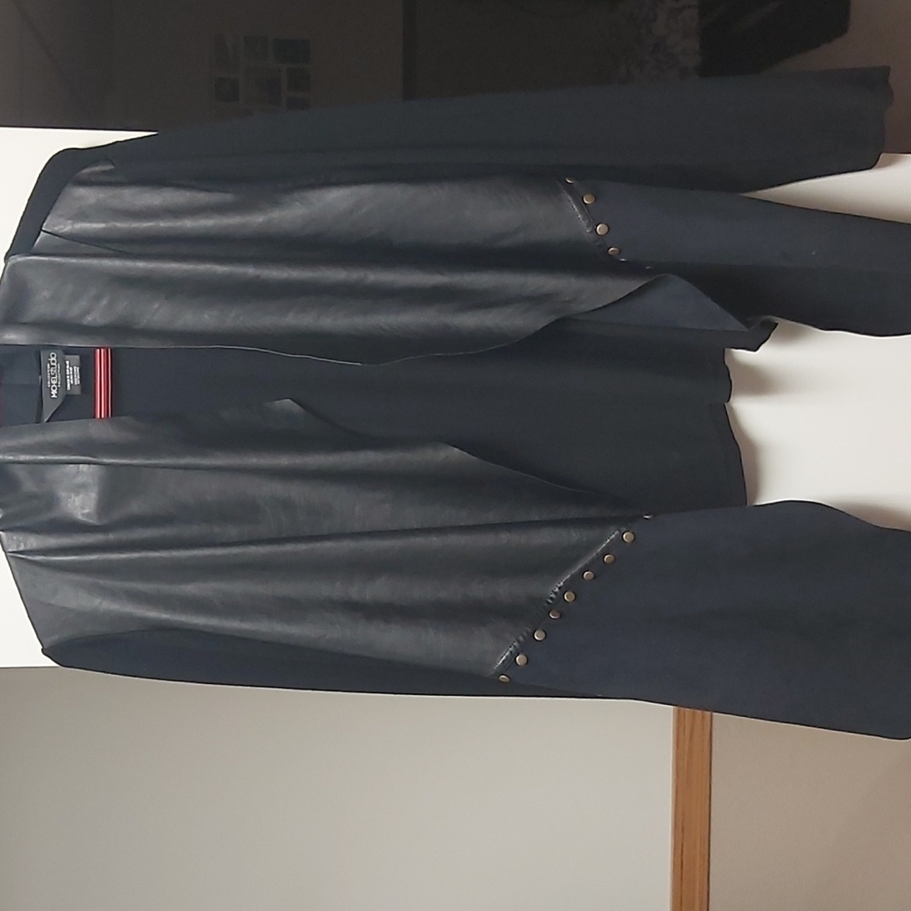 Black blazer plether